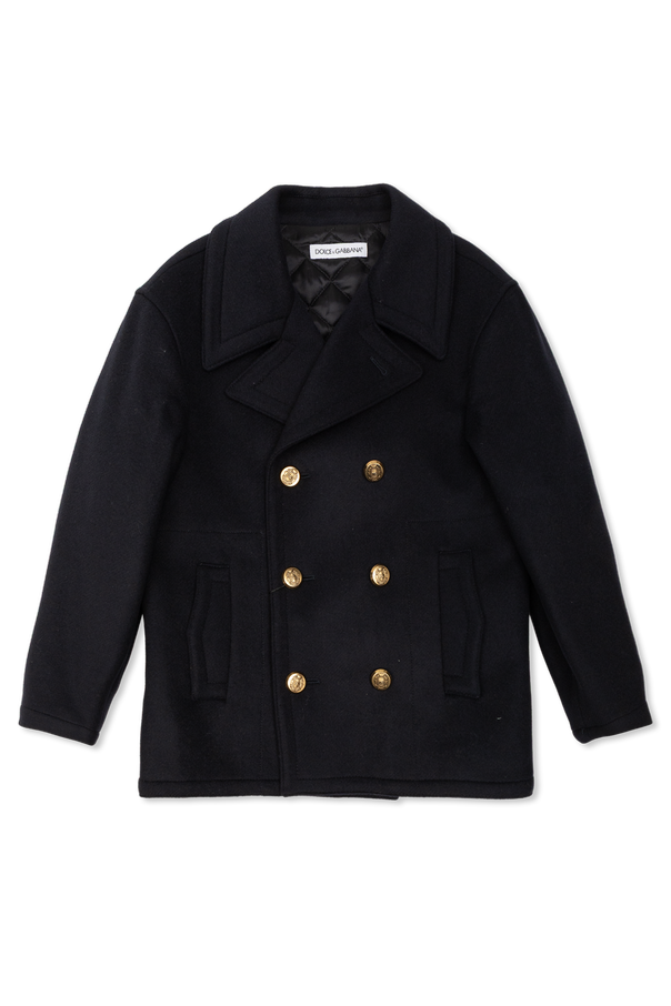 Wool Coat od Dolce & Gabbana Kids