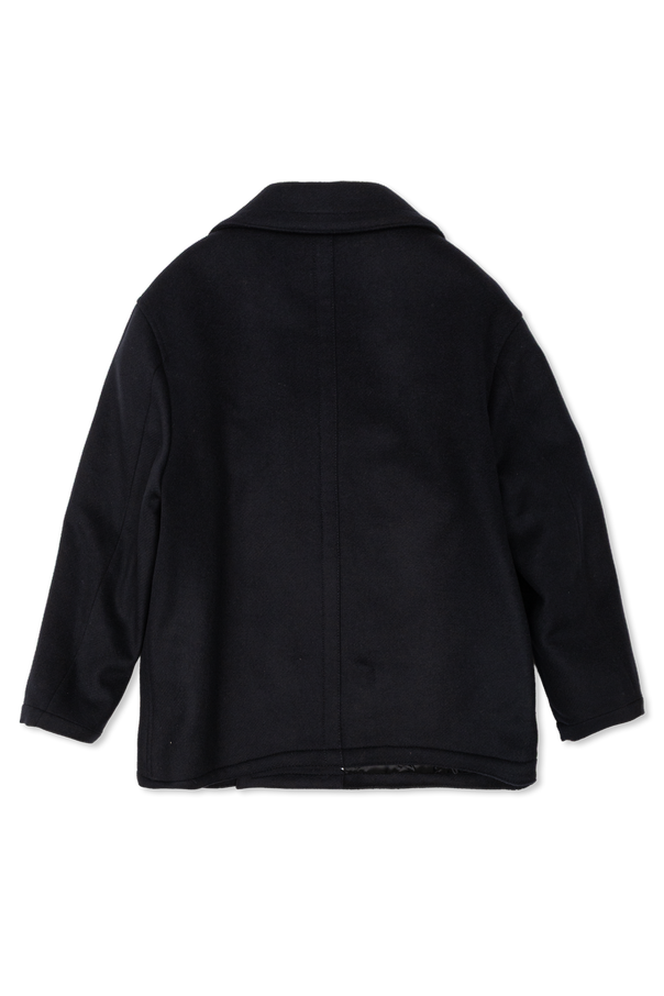 Dolce & Gabbana Kids Wool Double-Breasted Coat – Navy – Dolce & Gabbana Kids