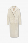Inès & Maréchal WHITE ‘Lambert’ shearling coat