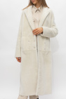 Inès & Maréchal WHITE ‘Lambert’ shearling coat