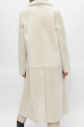 Inès & Maréchal WHITE ‘Lambert’ shearling coat