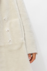 Inès & Maréchal WHITE ‘Lambert’ shearling coat