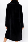Inès & Maréchal BLACK ‘Loire’ shearling coat