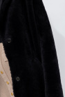 Inès & Maréchal BLACK ‘Loire’ shearling coat