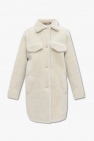 Inès & Maréchal WHITE ‘Louisiane’ shearling coat