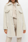 Inès & Maréchal WHITE ‘Louisiane’ shearling coat