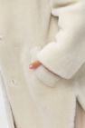 Inès & Maréchal WHITE ‘Louisiane’ shearling coat