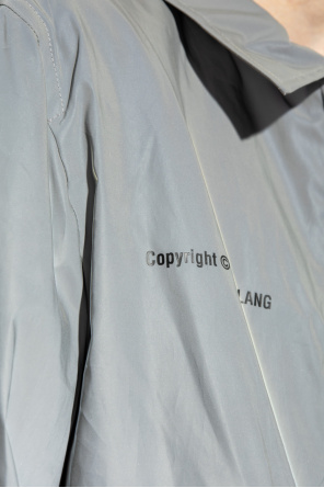 Helmut Lang logo vest bally jacket zip ink