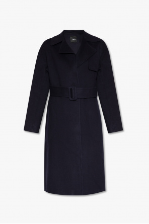 Belted wool coat od Theory