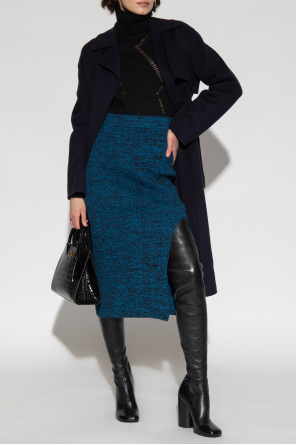 Belted wool coat od Theory