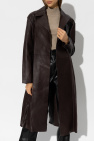 Theory Leather trench coat