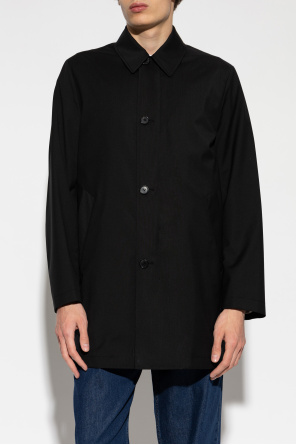 Paul Smith Abrigo de lana con forro desmontable