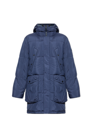 Insulated jacket with hood