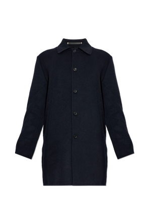 Point-collar coat