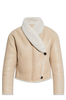 Isabel Marant cream Sheepskin coat Eriana