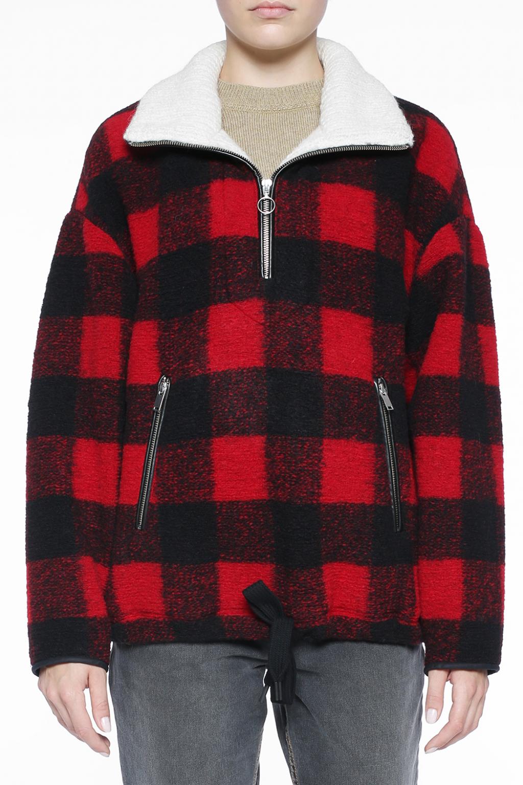 isabel marant red coat