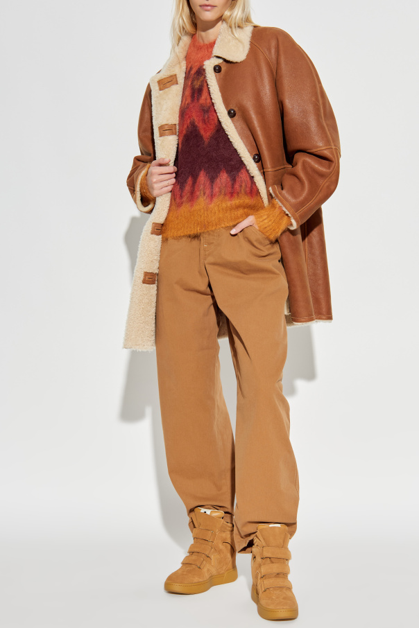 Isabel Marant Shearling coat `Berthie`