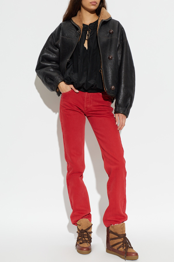 Isabel Marant Shearling coat 'Charina'
