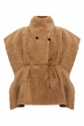 Isabel Marant BROWN Leather poncho