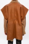Isabel Marant BROWN Leather poncho