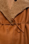 Isabel Marant BROWN Leather poncho