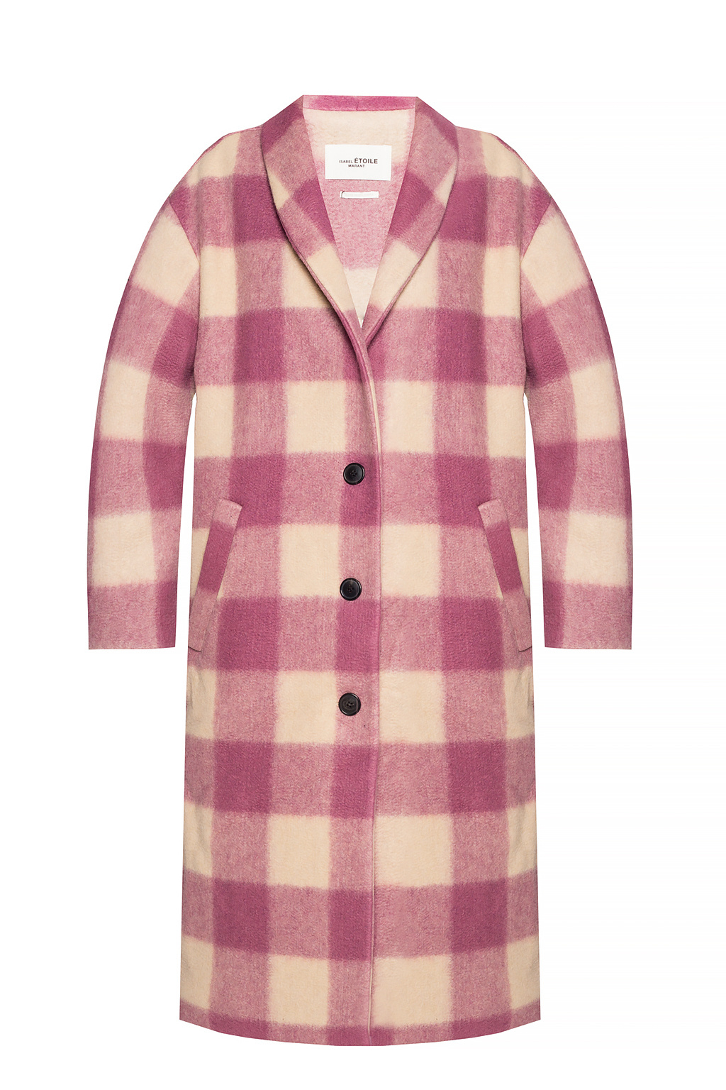 for the spring-summer season Checked coat