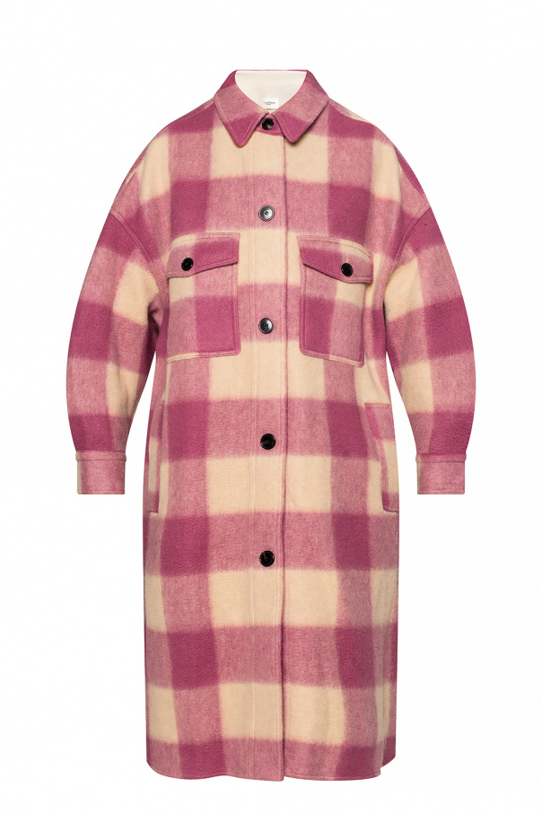 Marant Etoile Checked coat