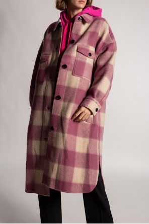 Marant Etoile Checked coat