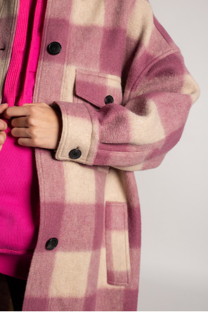 Marant Etoile Checked coat