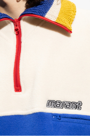 Isabel Marant ‘Mameth’ fleece sweatshirt
