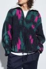 Isabel Marant ‘Marlon’ Over sweatshirt with zipped collar