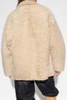 Isabel Marant beige ‘Bealila’ shearling coat