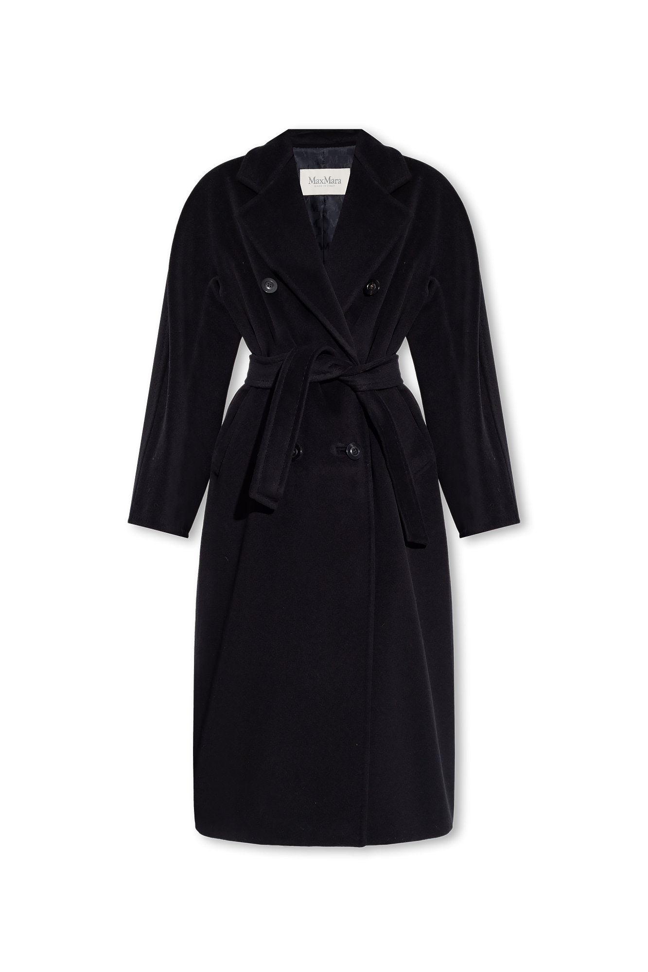 Shop Max Mara 101801 Icon Madame Wool & Cashmere Double-Breasted