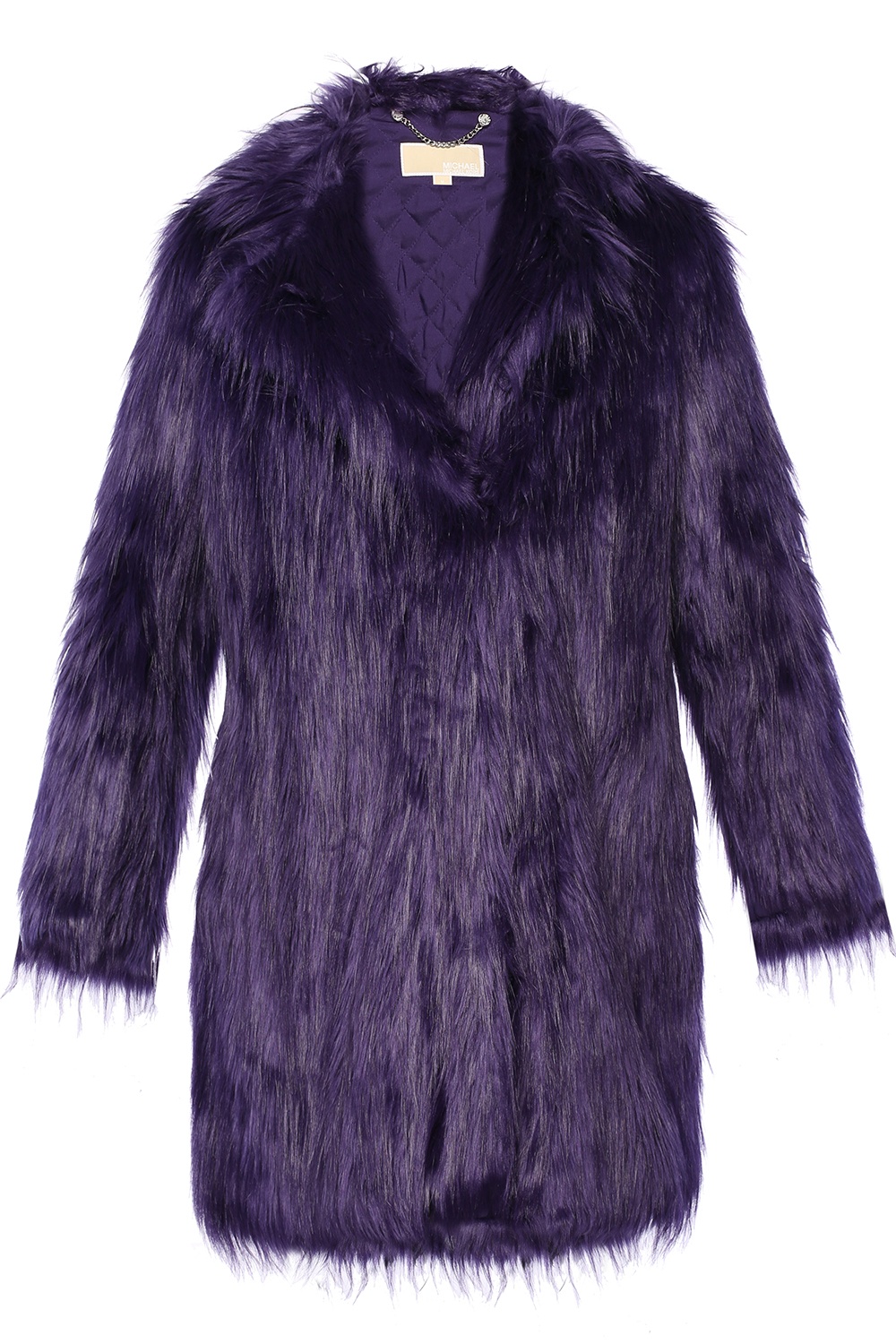 michael kors purple fur coat