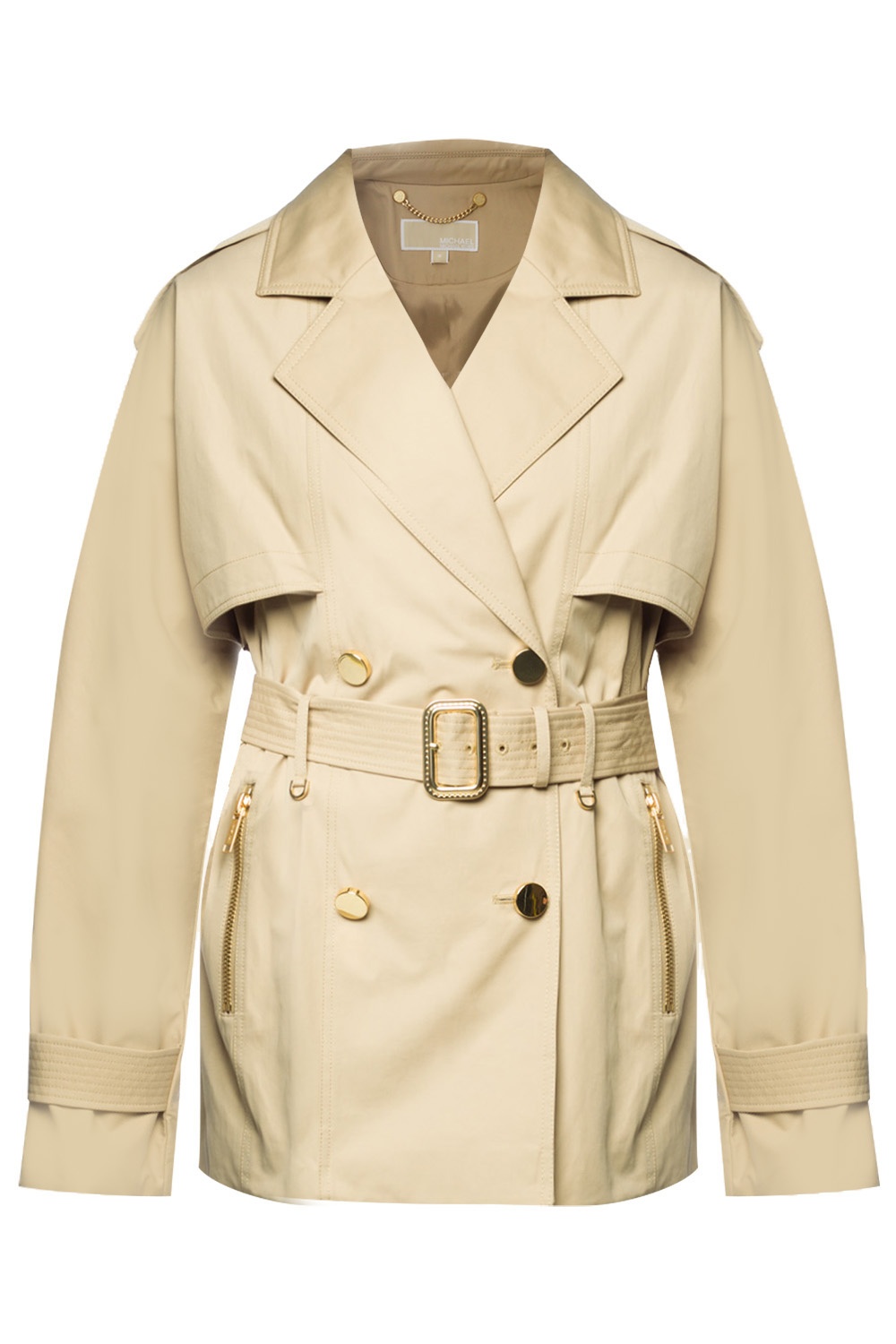 michael kors double breasted trench coat