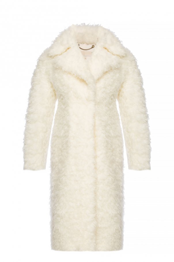 michael kors real fur coat