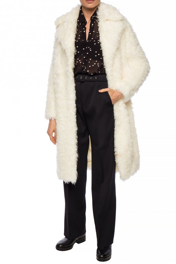 michael kors real fur coat