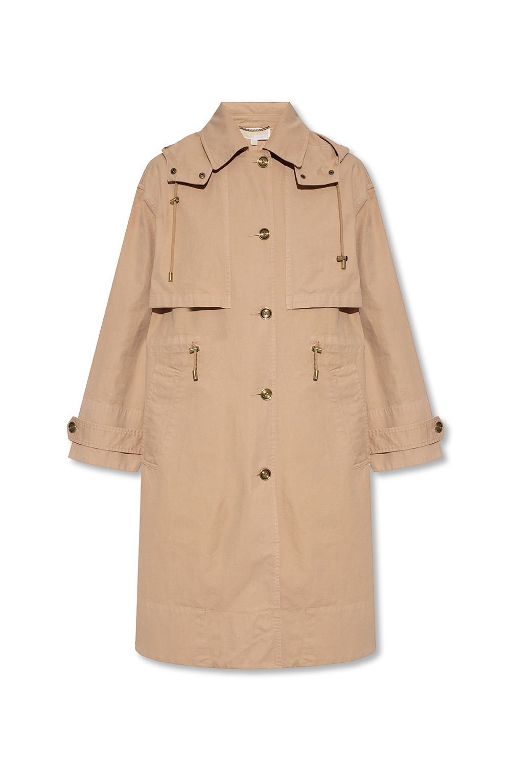 Michael Kors Womens Belted Hooded Trench Coat  The Shops at Willow Bend