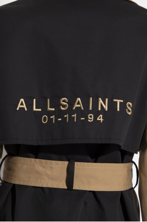 AllSaints Trencz z logo ‘Mixie’