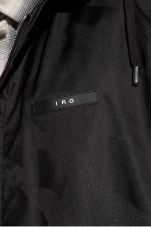 Iro McQ Swallow logo print hoodie