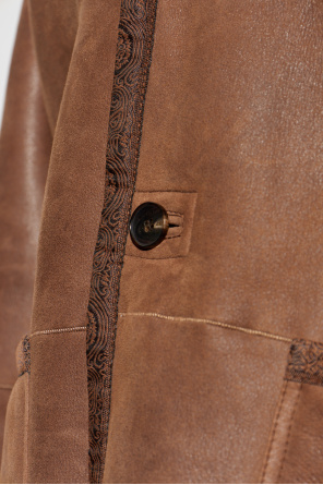 Etro Sheepskin coat with pockets