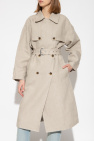 for the Spring / Summer season Linen trench coat