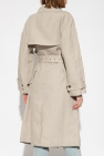 for the Spring / Summer season Linen trench coat