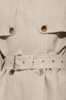for the Spring / Summer season Linen trench coat