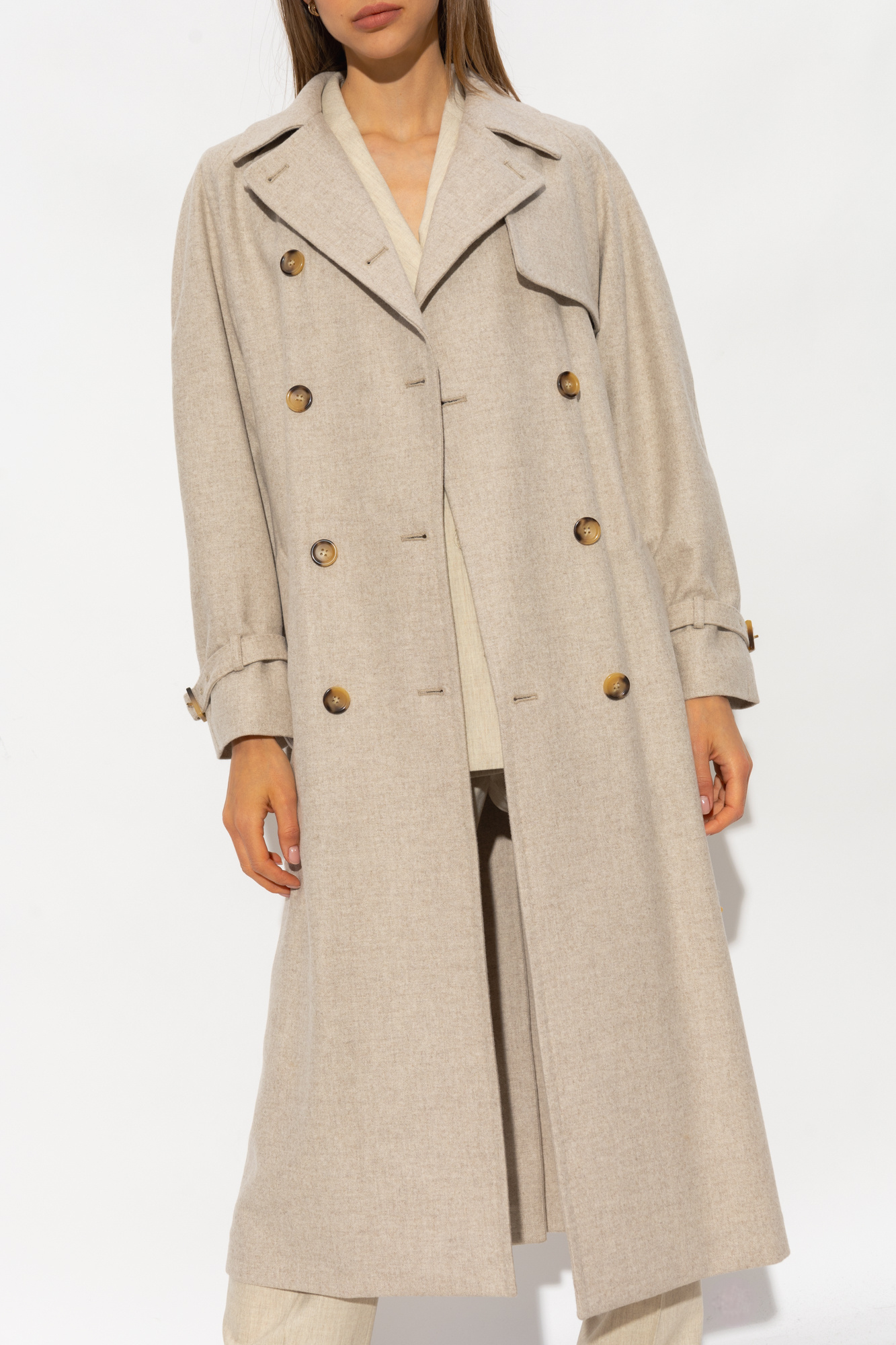 Max Mara ‘Murena’ cashmere trench coat