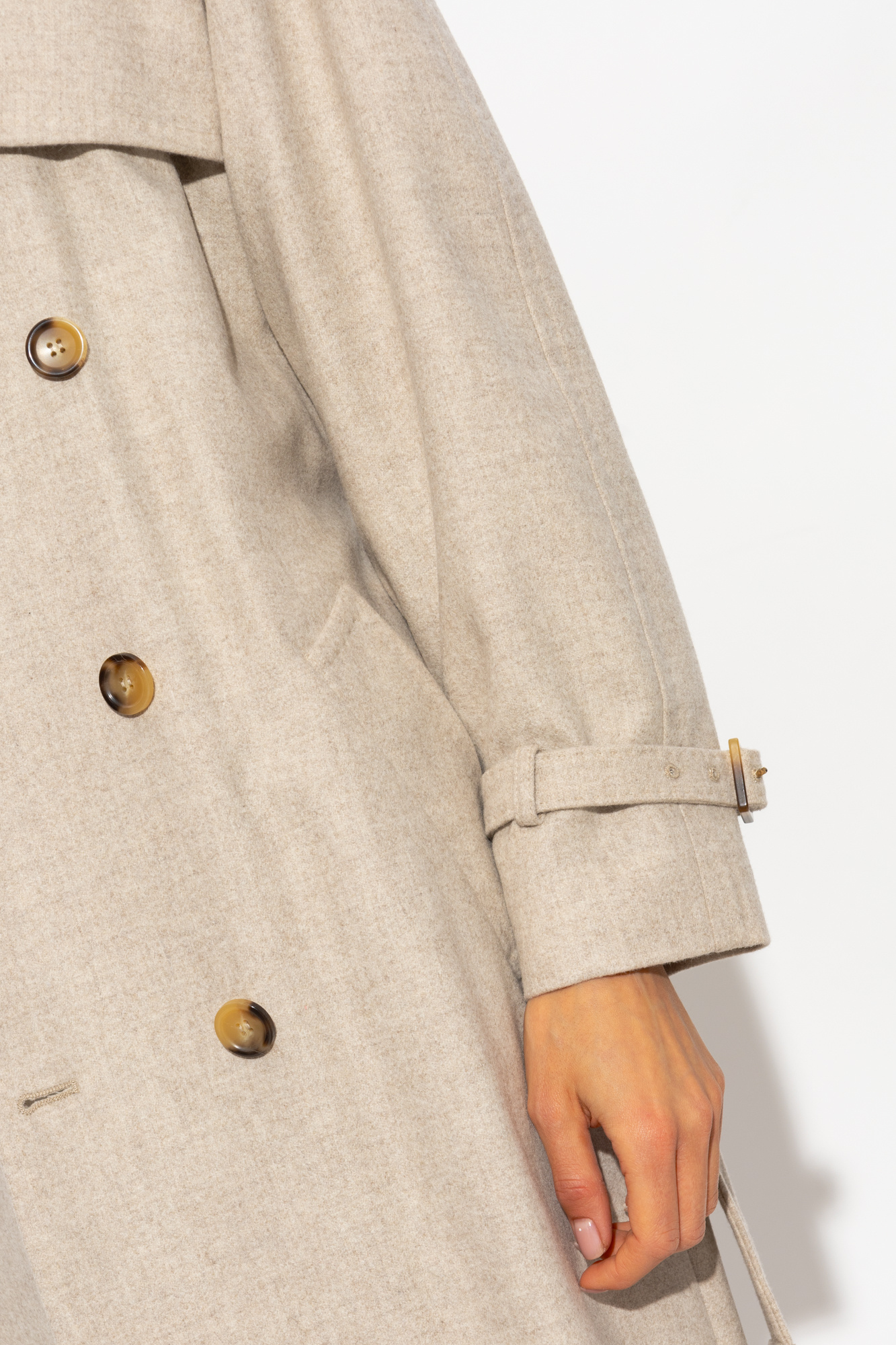 Max Mara ‘Murena’ cashmere trench coat