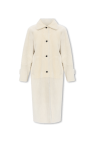 Inès & Maréchal WHITE ‘Noble’ fur coat
