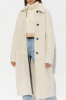 Inès & Maréchal WHITE ‘Noble’ fur coat