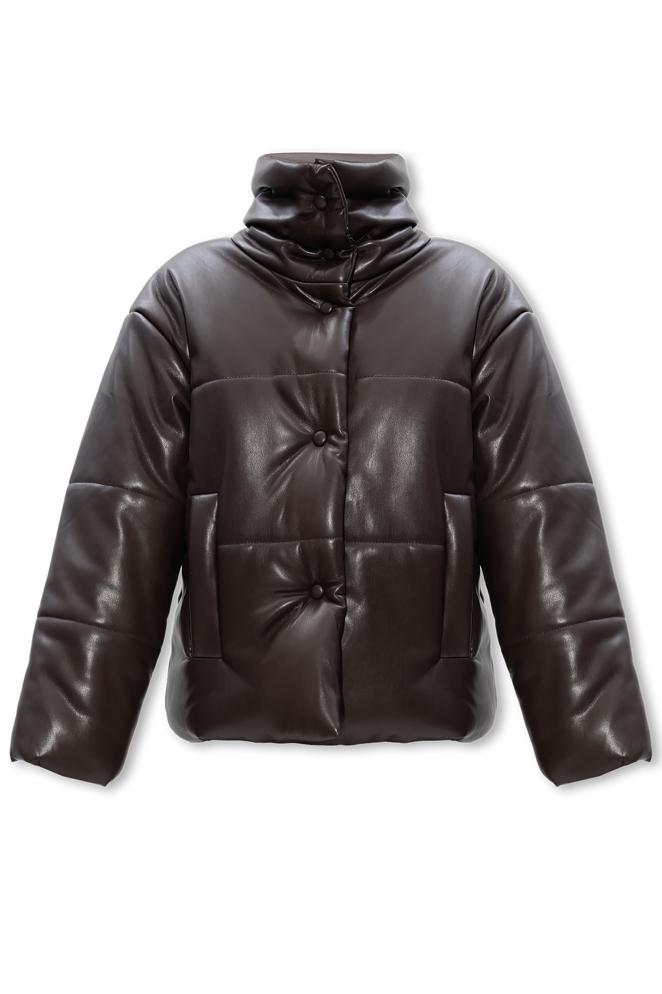 Nanushka ’Hide’ puffer jacket from vegan leather