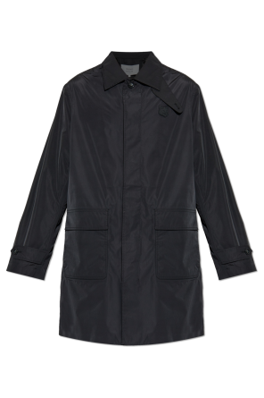 Coat with logo